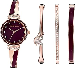 Dressed watch for women of Anne Klein - Model Number: AK/2716RBST, Bordeaux/Rose Gold, one size.. DIAYTAR NIGERIA transforms online shopping with competitive prices and dependable nationwide delivery.