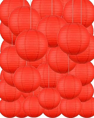 10pcs lantern in red paper, lamps of lantern in Chinese paper hanging for the decoration of wedding festival at home 4 ", 6", 8 ", 10", 12.. Fast, easy, and affordable — that’s shopping the DIAYTAR Nigeria way.