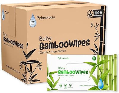 Organic bamboo baby wipes 999% water 720 wipes.. Quick delivery. Quality products. Great deals. That’s DIAYTAR Nigeria.