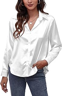 Satin shirt for women with long -working sleeves long work.. Discover the perfect shopping balance at DIAYTAR NIGERIA with competitive prices and prompt delivery.