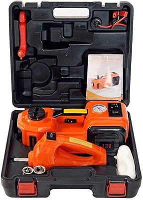 DC 12V 3T electric hydraulic car floor jack with 4 in 1 key, electric car jack tool kit with LED light.. DIAYTAR NIGERIA transforms dreams into deliveries with our affordable prices and 5-8 day shipping.