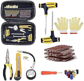 Universal tire repair kit | Economic pack of 15 pieces repairs punctures and ideal.. The smarter way to shop online in Nigeria is through DIAYTAR Nigeria.