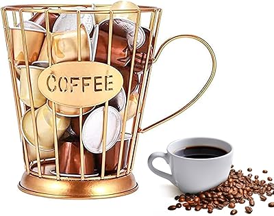 Coffee capsules, container of metal coffee capsules, espresso strongholds, universal storage basket for coffee pods, espresso capsules, storage of coffee capsules for the house.. Discover why millions choose DIAYTAR for affordable online shopping with delivery in just 5-8 days.