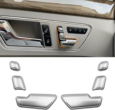 Moon chrome moon lynx chrome moon lynx door adjustment button sticker for Mercedes benz W246, class C W204, class E W212, ML W166, CLA W117, GLK X204, GL X166, CLS W218 (6 pieces).. DIAYTAR NIGERIA makes online shopping accessible to all with budget-friendly prices and reliable delivery.