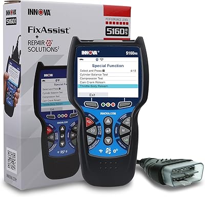 Scanner/car code reader Innova 5160RS Pro OBD2 with ABS, SRS, Live data, TPMS, Battery test and Resetting the Service Light.. Your complete shopping companion, DIAYTAR NIGERIA offers extensive selection delivered within the week.