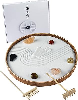 Japanese zen garden for office fixed support 10 "x 10" mini garden with with.. Explore limitless products on DIAYTAR Nigeria — at the lowest prices.