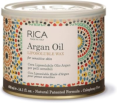 Rica hair wax with argan oil extract, 400 ml - CEAR4.. Shop smart with DIAYTAR NIGERIA, offering a vast product range delivered to your doorstep within a week.