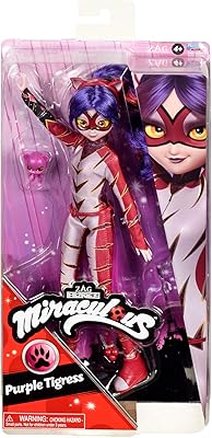 Miraculous purple tiger doll of Lady Bug & Cat Noir Toys | Purple tiger doll Articulated 26 cm with Kwami accessories | Violet tiger figurine | Bandai Dolls.. Your digital marketplace solution, DIAYTAR NIGERIA delivers quality and value within the week.