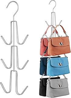 Handbag hangers, handbag support, cupboard organizer for handbags, backpacks, tank tops, belts, metal hangers, space -saving hanger, magic hanger, pack of 2.. From essentials to electronics, DIAYTAR Nigeria ships your order in no time.
