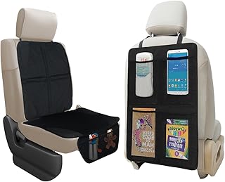 Lipogner car seat protector with 4 storage pockets, high quality durable seat covers + waterproof protections to protect leather and seats against damage.. DIAYTAR NIGERIA: Creating access to affordable products for every Nigerian with our swift delivery service.
