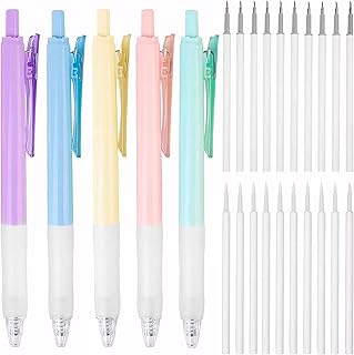 5 Pieces Pen Craft knife, knife tool to cut retractable push type with 20 -piece charging blade for scrapbooking, stencil, art drawing, DIY works.. Navigate countless options with DIAYTAR NIGERIA's comprehensive marketplace and budget-friendly shipping.