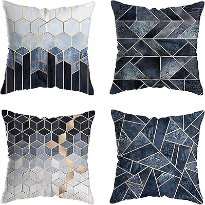 18 "X Decorative cushion covers for the house lot of 4.. Shop smarter, not harder with DIAYTAR NIGERIA - thousands of products at your fingertips with affordable delivery.