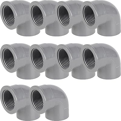 Lot of 10 adapters ceded to 90 degrees, sustainable PVC compression coupler, tube end fitting for the construction of garden supports, 25.. Shop from our extensive catalog at DIAYTAR NIGERIA and enjoy doorstep delivery in just 5-8 days.