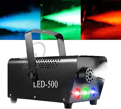 Fog machine, 500 W portable smoke machine with wireless remote control and colorful LED light, for Halloween, Christmas, wedding, representation on stage.. Discover the joy of online shopping with DIAYTAR NIGERIA's budget-friendly prices and reliable shipping.