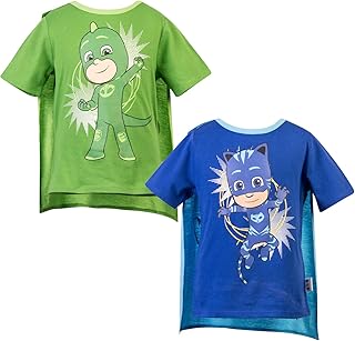 Short sleeve t-shirt pj masks-lot of 2 t-shirts headless with short sleeves pjmasks catboy & gekko.. DIAYTAR NIGERIA: Where quality meets affordability, with thousands of products delivered in less than 8 days.