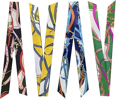 4 pairs of tight scarves for handbag and handle for women.. With DIAYTAR Nigeria, your wishlist becomes reality, fast.
