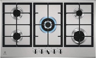 Electrolux built -in gas oven 90 cm 5 steel gas lights.. DIAYTAR NIGERIA: Making online shopping accessible to all Nigerians with our affordable platform.