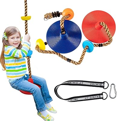 Large double -sided children's climbing rope, outdoor disc rope, outdoor swing set, climbing swing, exercise toy in the garden for children.. Your digital marketplace solution, DIAYTAR NIGERIA delivers quality and value within the week.