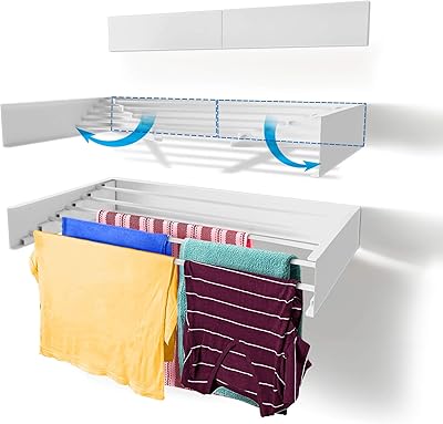 Step up retractable wall laundry of 40 lb 116 linear feet with block.. DIAYTAR Nigeria — the online store where variety meets value.