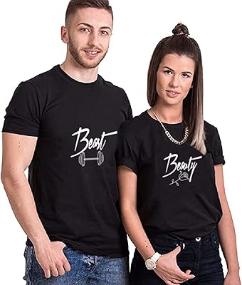 Assorted t-shirt for the best beauty couple for husband and wife, pure cotton t-shirt for lovers (for 1 t-shirt).. Your ultimate shopping destination, DIAYTAR NIGERIA combines extensive selection with affordable shipping.
