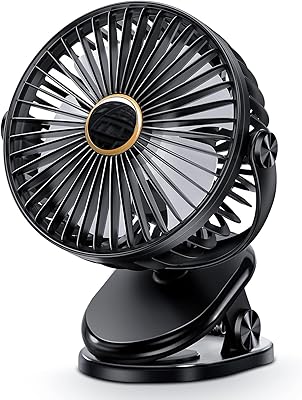 Mini Rotary Portable Office Fan 3660 degrees Smart Devil, Personal table fan with rechargeable batteries with pliers, mini pliers fan for baby stroller, campsite, office (black).. DIAYTAR NIGERIA combines affordability with convenience, delivering your purchases within 5-8 days.