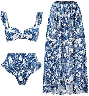 3 -room floral print 3 -room swimsuit for women with tightening beach skirt high waist high summeriemail high waist for women with beach skirt with floral print.. Wide range, low cost, fast delivery — that’s DIAYTAR Nigeria.