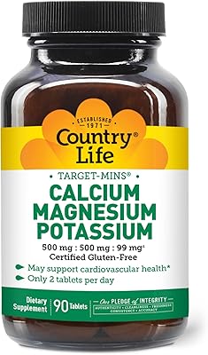 Country Life Target Minins - Calcium Magnesium Potassium, 500 mg/500 mg/99 mg for 2 tablets - 90 tablets.. Discover endless shopping possibilities at DIAYTAR NIGERIA, with budget-friendly prices and reliable delivery.