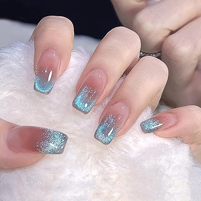 Nail polish gel nitako blue cat eye, glitter chat gel, glitter, DIY magnetic nail polish at home, UV hardening with magnet.. DIAYTAR NIGERIA: Where affordability meets variety, with thousands of products delivered in less than 8 days.