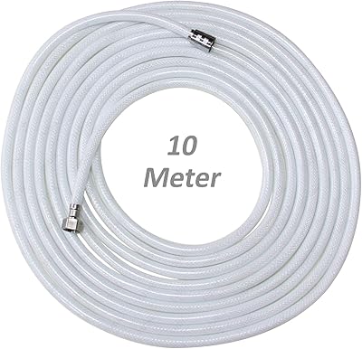 RUBIK SHATTAF shower hose with metal connector, high pressure SHATTAF hose in antideflagrant and anti-tuning PVC (10 m).. DIAYTAR NIGERIA: Redefining e-commerce with affordable prices and reliable nationwide shipping.