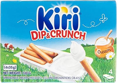 Kerry Dip & Crunch creamy cheese with 4 -room mates 140 g.. DIAYTAR NIGERIA brings the marketplace to your home with budget-friendly prices and nationwide delivery.