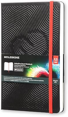 Intelligent digital book Moleskine, size 13 x 21 cm, with white pages connected to the Creative Cloud app - Black.. Experience hassle-free shopping with DIAYTAR NIGERIA's user-friendly platform and prompt delivery service.