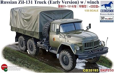 CB35193 - Kit of Russian truck model Zil 131 (first version) with crane.. DIAYTAR NIGERIA transforms dreams into deliveries with our affordable prices and reliable shipping.