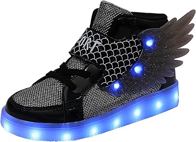 Strong collar sneakers with flashing lights with LED light for children, for boys and girls, for festivals, Halloween, Christmas and New Year, excellent gift.. DIAYTAR NIGERIA: Where quality meets affordability, with thousands of products delivered in less than 8 days.