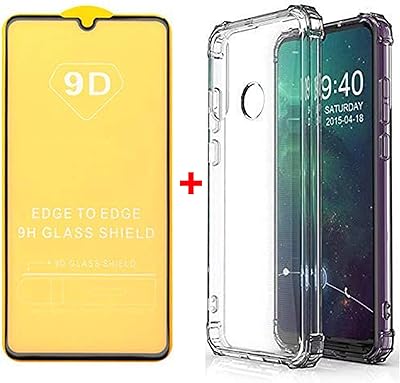 Huawei y6p shell with 9D tempered glass screen protector compatible with Huawei Y6P [6.3 inch] - Transparent shell.. Transform your shopping experience with DIAYTAR NIGERIA's vast product selection delivered at unbeatable prices.