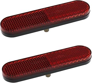 Be mindful 2 x m6 electric scooter reflector to screw in red plastic warning reflector approved by imark for cars, trailers, motorcycles, trucks, boats, all-terrain motorcycles.. DIAYTAR NIGERIA: Where every purchase is affordable and delivery is always within a week.