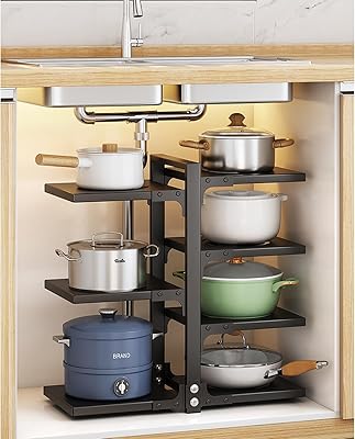 Organizer of puppets and Tecom stoves, kitchen organizer and storage support, updating support with adjustable separators, 7 double -sided layers with black board.. Why pay more? DIAYTAR Nigeria gives you the best for less.