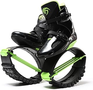 Jump shoes | Rebound shoes | Solder exercise and fitness sports shoes | Exercise sweaters | For adult women and men, black and green - size XL.. DIAYTAR NIGERIA: Making online shopping accessible to all Nigerians with our affordable platform.