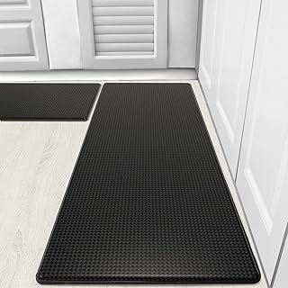 Floor cushion, waterproof non -slip kitchen mat (2 rooms), durable kitchen mat and kitchen mat and laundry mat, durable kitchen mat, black.. Big selection, small prices — shop now on DIAYTAR Nigeria.