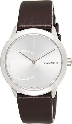 Calvin Klein dressed watch for unisex, analog leather - K3M221 -G6.. Shop from Nigeria's largest product selection at DIAYTAR, with budget-friendly prices and swift delivery.