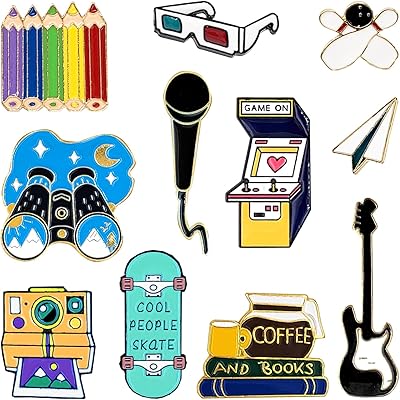 Enamel pins Pins Pins Metal insignia Insignment Time Pour Women Adolescents adapted to clothes bags DIY jackets craftsmanship.. Browse endless categories on DIAYTAR Nigeria — your items delivered in just days.
