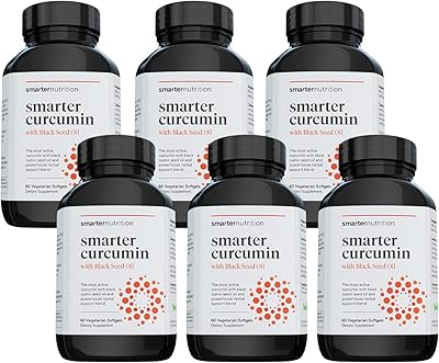 CUCCUMINE Smarter Nutrition - Force and absorption in a sweet gel | The most active form of curcuminoid | 95 % tetra-hydro-cucuminoids, 6 packages of 60 capsules-180 portions (the packaging can vary).. Shop everything from A to Z on DIAYTAR Nigeria — delivered nationwide.