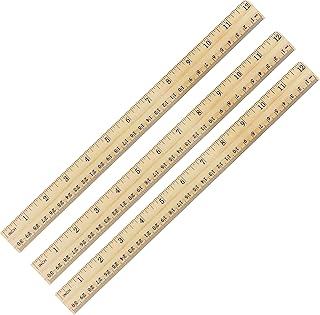The sew wooden rule of 30 cm (12 inches), pack of 3.. DIAYTAR NIGERIA combines affordability with convenience, delivering your purchases within 5-8 days.