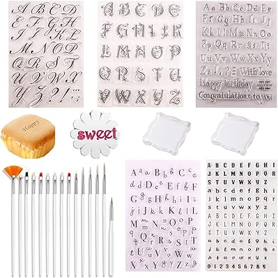 Set of alphabet cake stamps Syosi 5 pieces buffer tool Cake letters and numbers.. Discover endless shopping possibilities at DIAYTAR NIGERIA, with budget-friendly prices and reliable delivery.