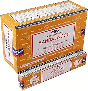 Satya incense sticks with sandalwood by Nag Champa - Box of 12.. Shopping has never been easier — DIAYTAR Nigeria delivers it all in 5–8 days.