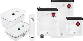 Zwilling Fresh & Safe vacuum cleaner set, plastic, l, 8 pieces, the sea.. DIAYTAR NIGERIA: Where shopping meets satisfaction with affordable prices and prompt delivery services.