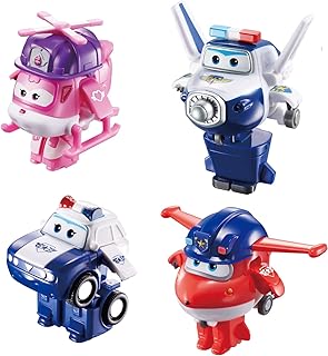 Super wings jet, police ball, kim & rescue daisy transform-a-bots, lot de 4, multicolore, 2 pieds, eu720040f.. Discover unbeatable variety on DIAYTAR Nigeria — shop today, delivered this week.