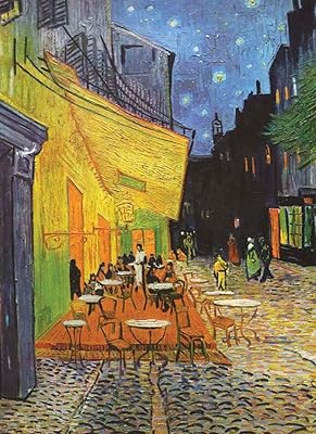 Van Gogh coffee terrace notebook at night.. DIAYTAR NIGERIA: Where every purchase is affordable and delivery is always within a week.