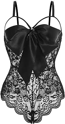 Lingerie Teddy A piece for women without a crochet lace decorated with flowers.. DIAYTAR NIGERIA puts thousands of products at your fingertips with affordable prices and delivery within a week.