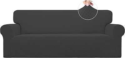Easy Going Extensible Sofa Cover 1 Piece Protection of soft furniture with background.. DIAYTAR NIGERIA revolutionizes online retail with our vast selection and cost-effective delivery options.