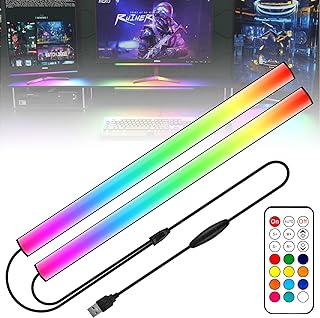 WILLED LIGHT BAR 2 in 1 Sous Moniteur, play lights for game configuration, desktop led with remote control, RGB light bar powered by USB 5 V, color change lamp, desktop lighting for keyboard, computer/pc.. DIAYTAR NIGERIA: Bringing affordable shopping solutions with a diverse product catalog delivered nationwide.
